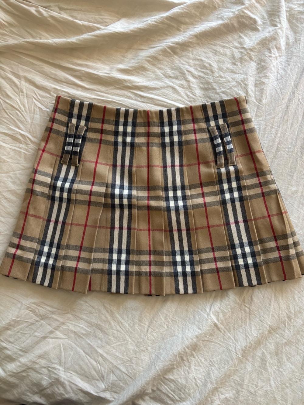 burberry classic plaid mini skirt